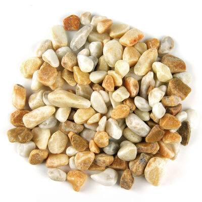 Campione ghiaia Giallo Siena per pavimentazione sasso lavato